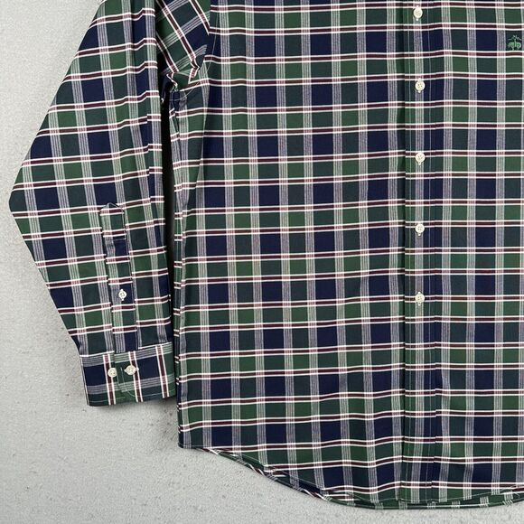Brooks Brother The Original Polo Blue Green Plaid‎ Button Down Long Sleeve L - Picture 7 of 16